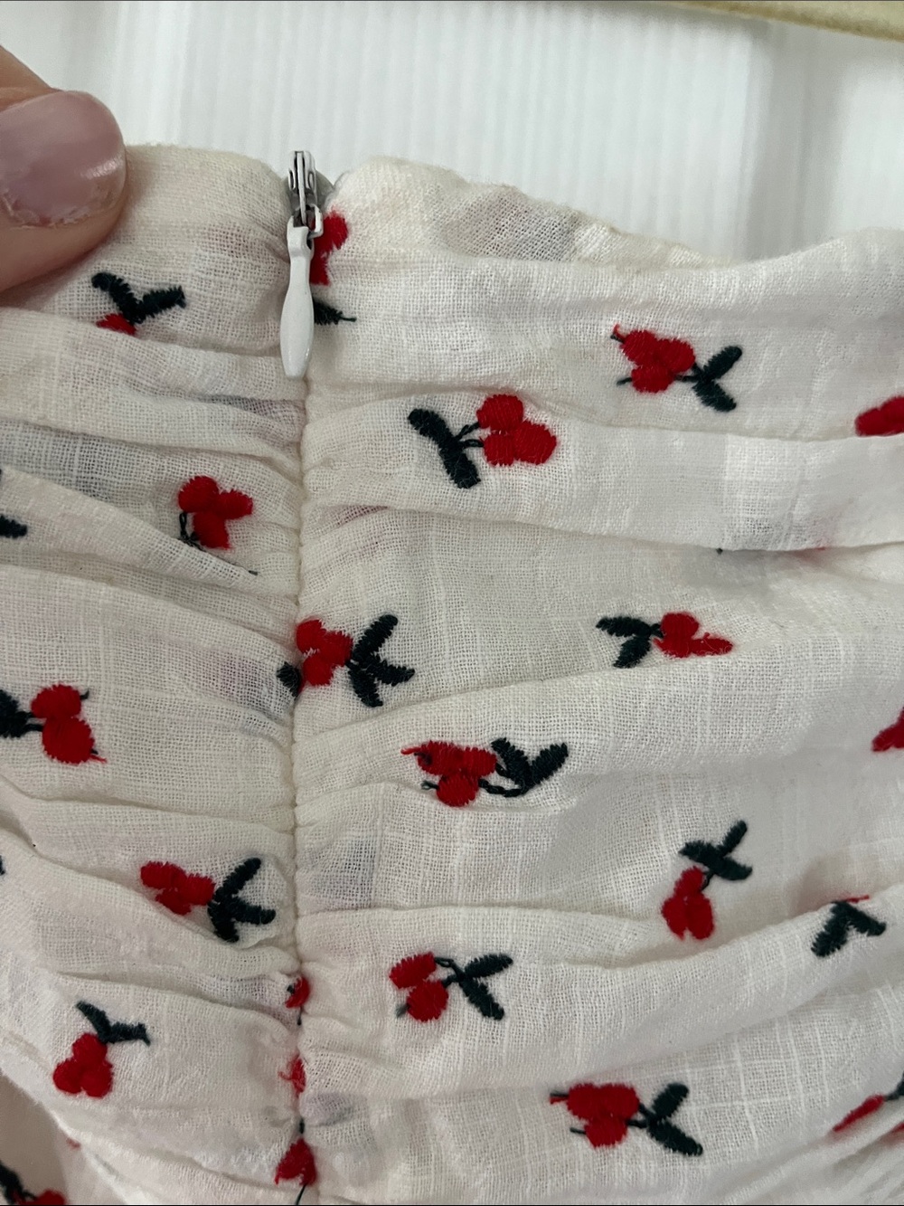 Zara embroidered cherry Dress 🍒 - Picture 9 of 14